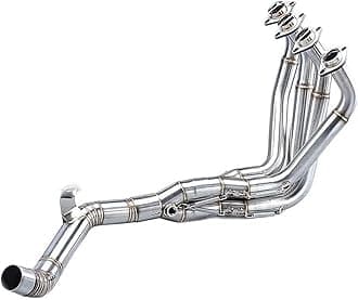 Motorcycle Exhaust Pipe For K&awasaki Z900 (NOT For Z900 A2 Z900E) 2017-2022 Slip-on Front Middle Link Pipe Mid Connect Tube Muffler Exhaust(Silver)