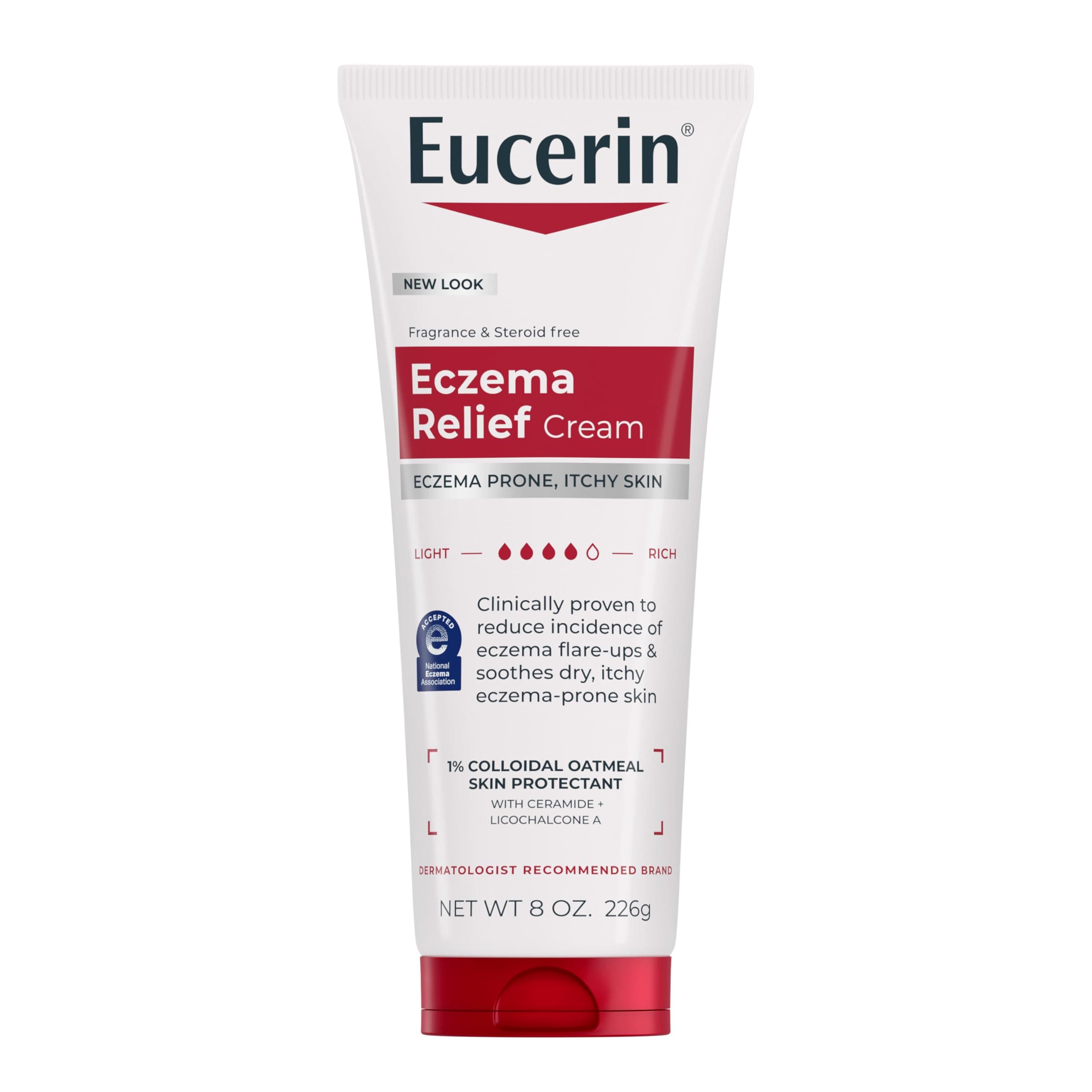 Eucerin Body Creme, Eczema Relief, 8 Ounce
