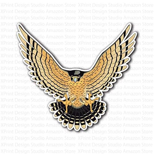 Hawk Falcon Bird Auto Car Bumper Window Sticker