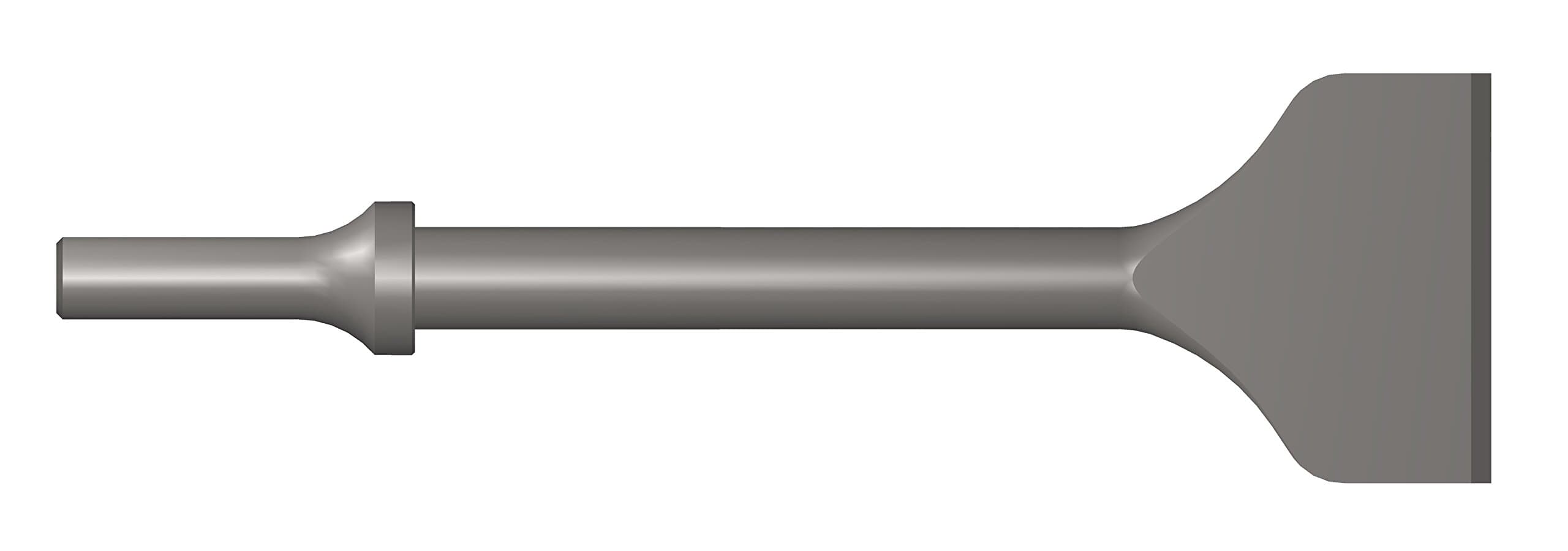 Ajax Tools910-11-1-1/2 .401 Shank 1-1/2" Wide Flat Chisel, 11" Length