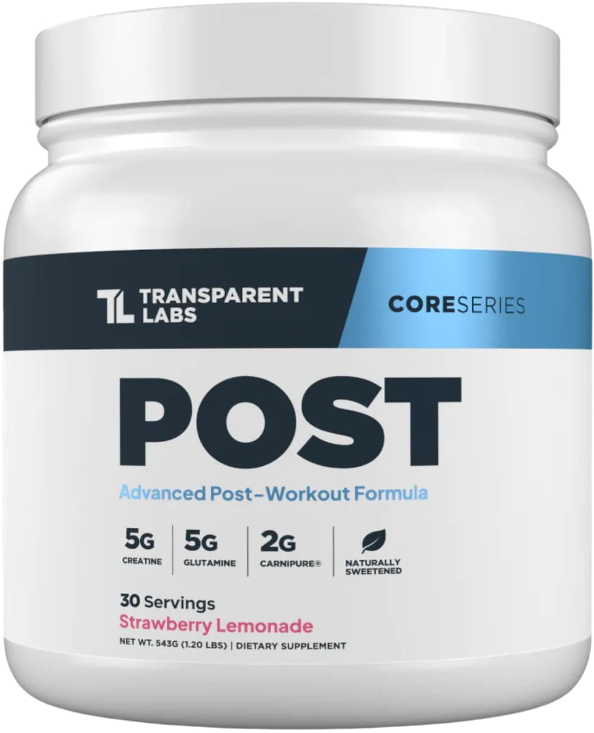 - Transparent Labs Post - Post-Workout Recovery Muscle Builder with L-Glutamine, Beta-Alanine and BetaPure Betaine Anhydrous for Muscle Recovery and Muscle Building - 30 Servings, Strawberry Lemonade