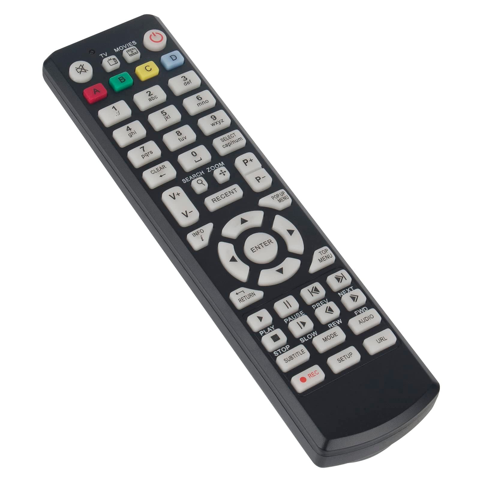 Replce Remote Control fit for Micro Kartina Relax Like Dune HD HD Smart, Base, Duo, Max, Solo Lite, 53D Lite, TV-101, TV-301, TV-102, TV-303