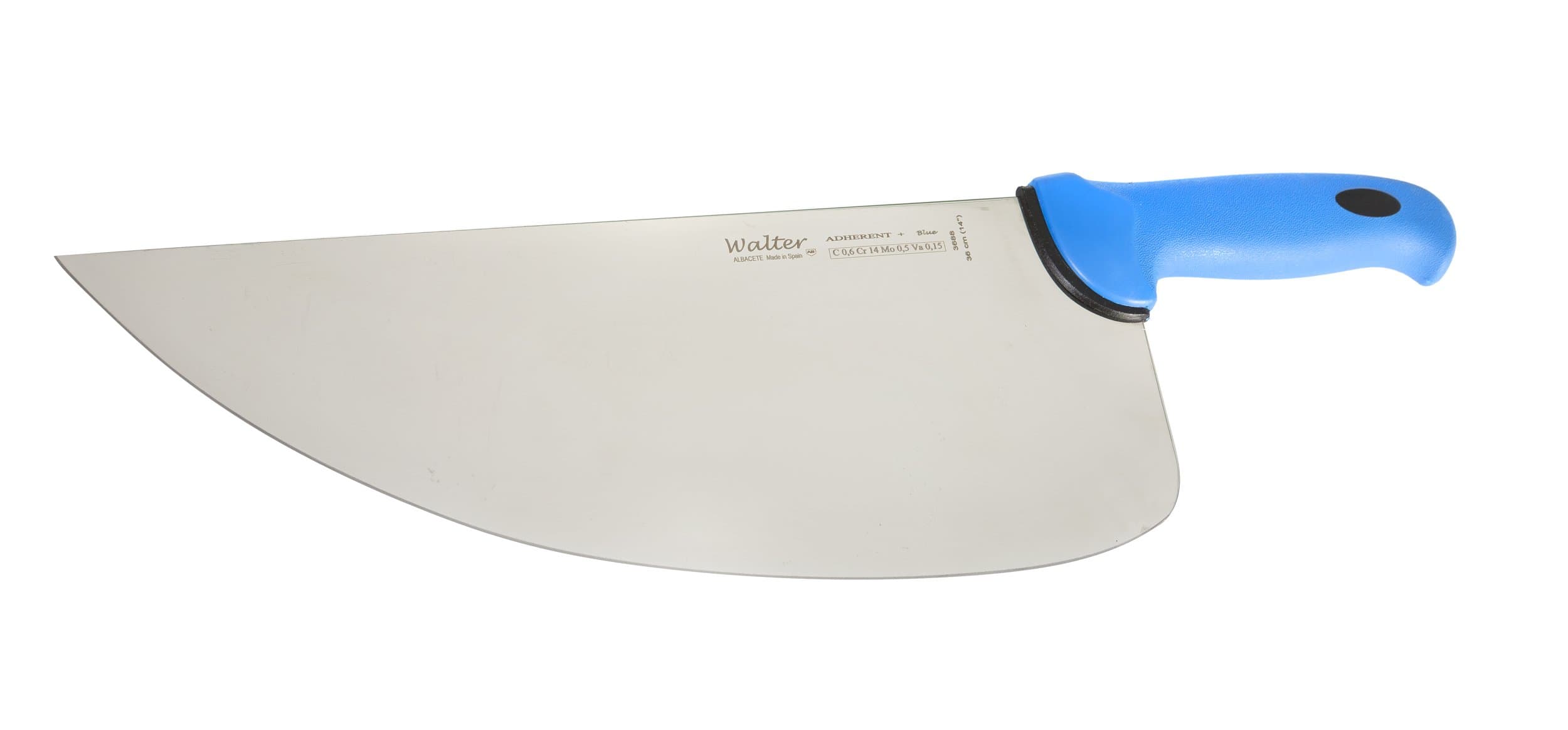 Walter Adherent + – Kitchen Cleaver Butcher 36 cm blue