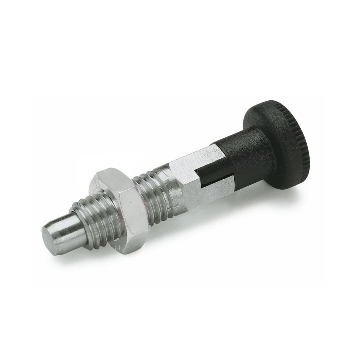 Ganter NormelementeGN 717-5-M8-CK-ST Locking Bolt, Silver, Gewinde d2: M8, Set of 2 Pieces