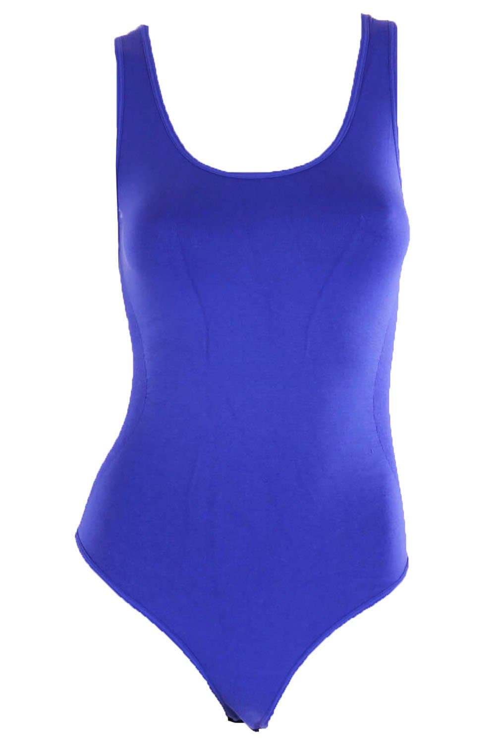 ITZON Women's Seamless Racerback Bodysuit Top