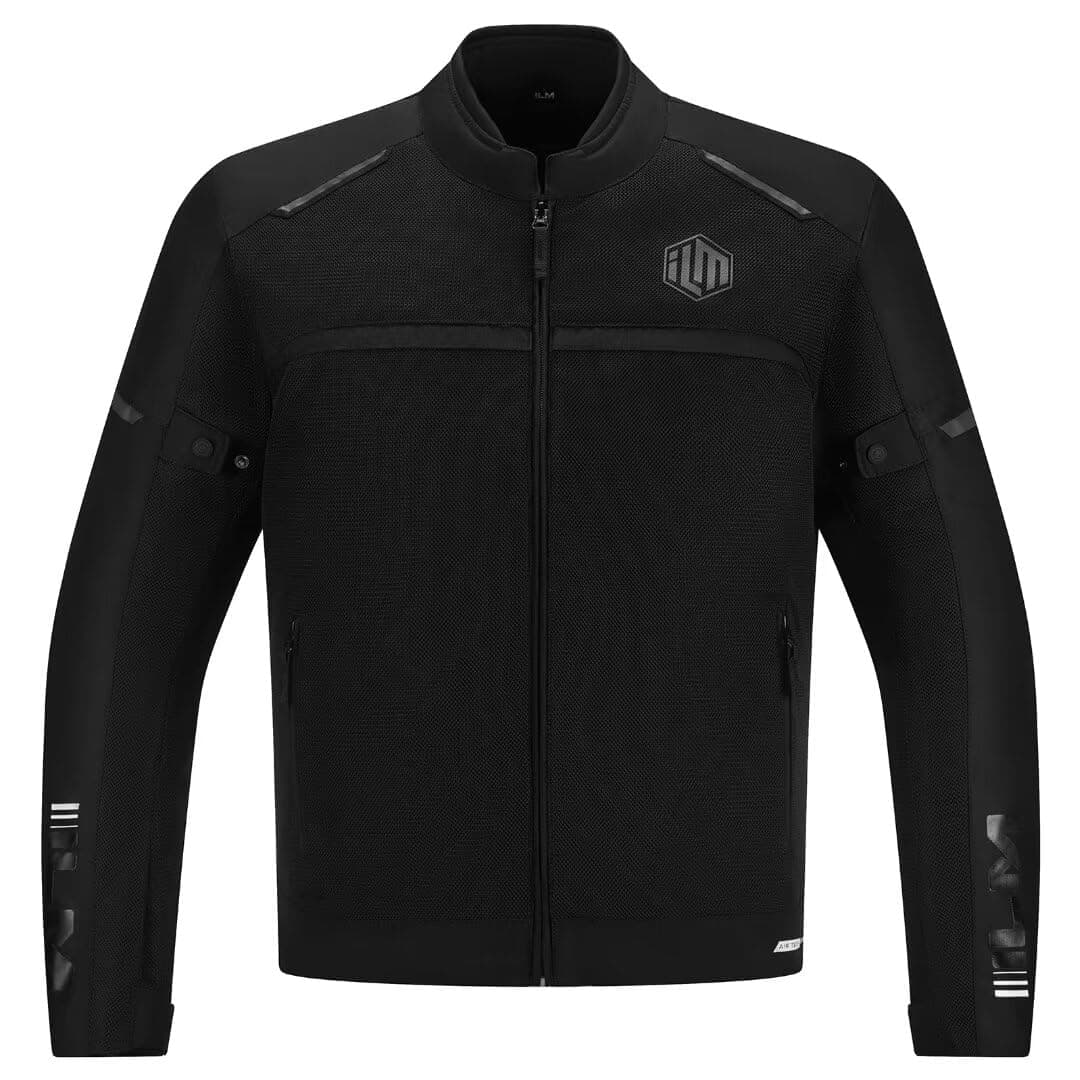 ILM Motorcycle Riding Jacket with Mesh CE Armor and Removable Liner Protective All Season Jacket for Men Model JAM1