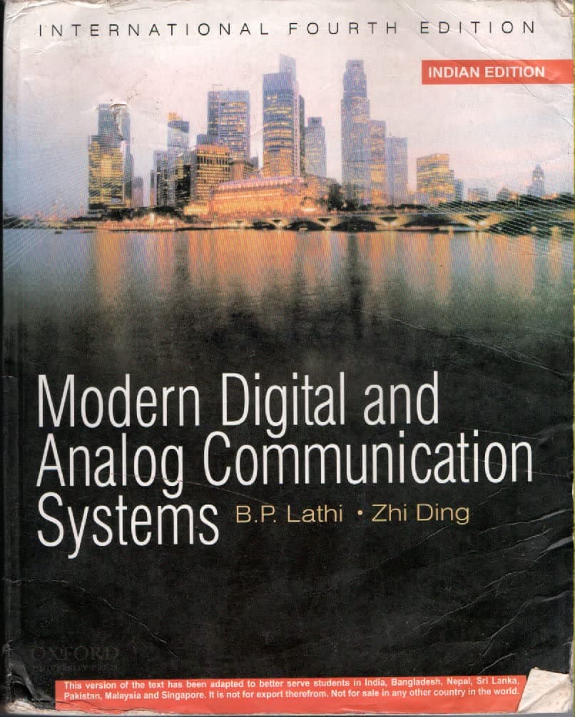 Modern Digital and Analog Communication Systems Paperback – January 1, 2011
