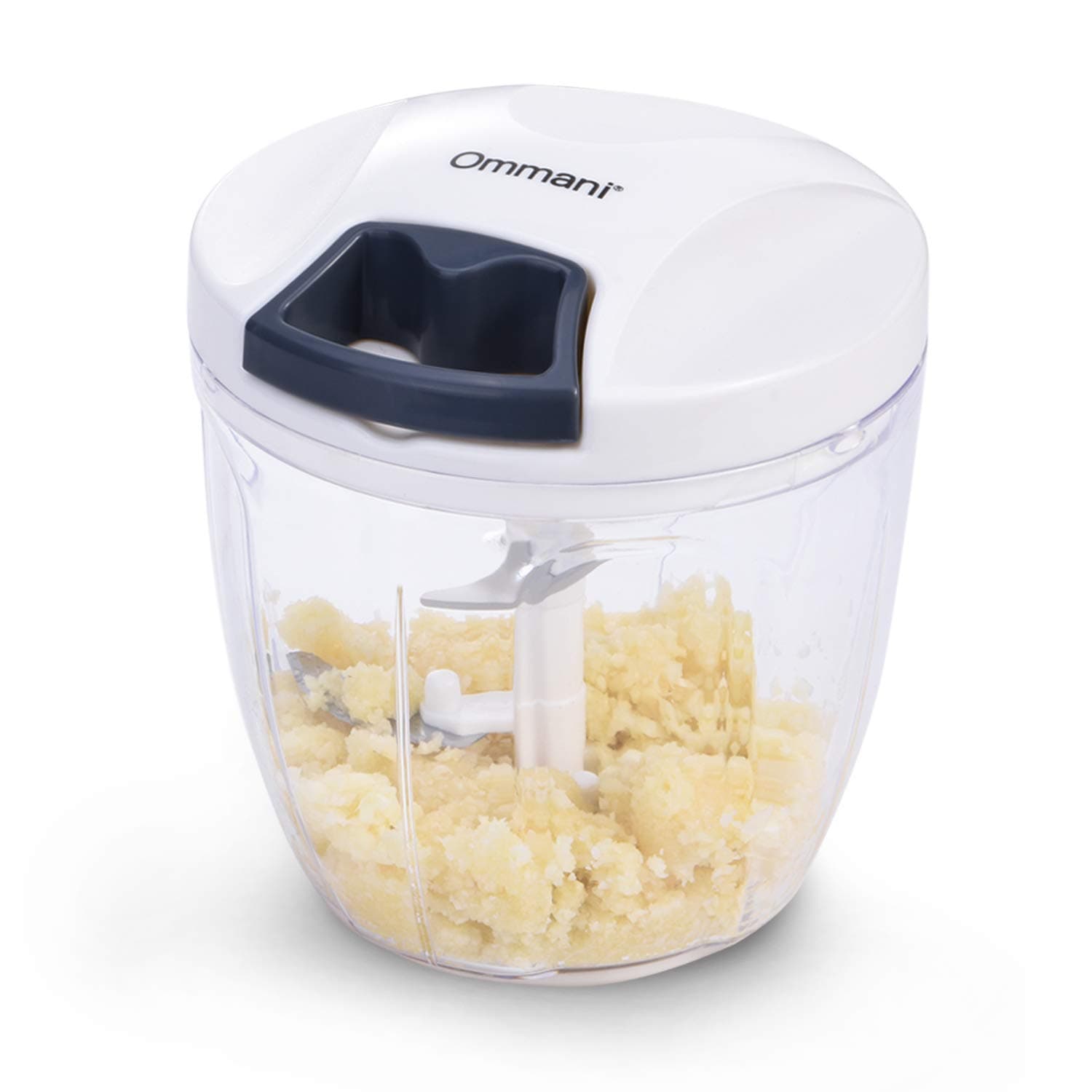 Manual Food Chopper,Pull Chopper,Onion Chopper,Ommani Large 4 Cup Food Chopper,Egg Blender Chopper/Mincer/Mixer for Vegetables,Fruits,Salad,Pesto,Coleslaw,Puree