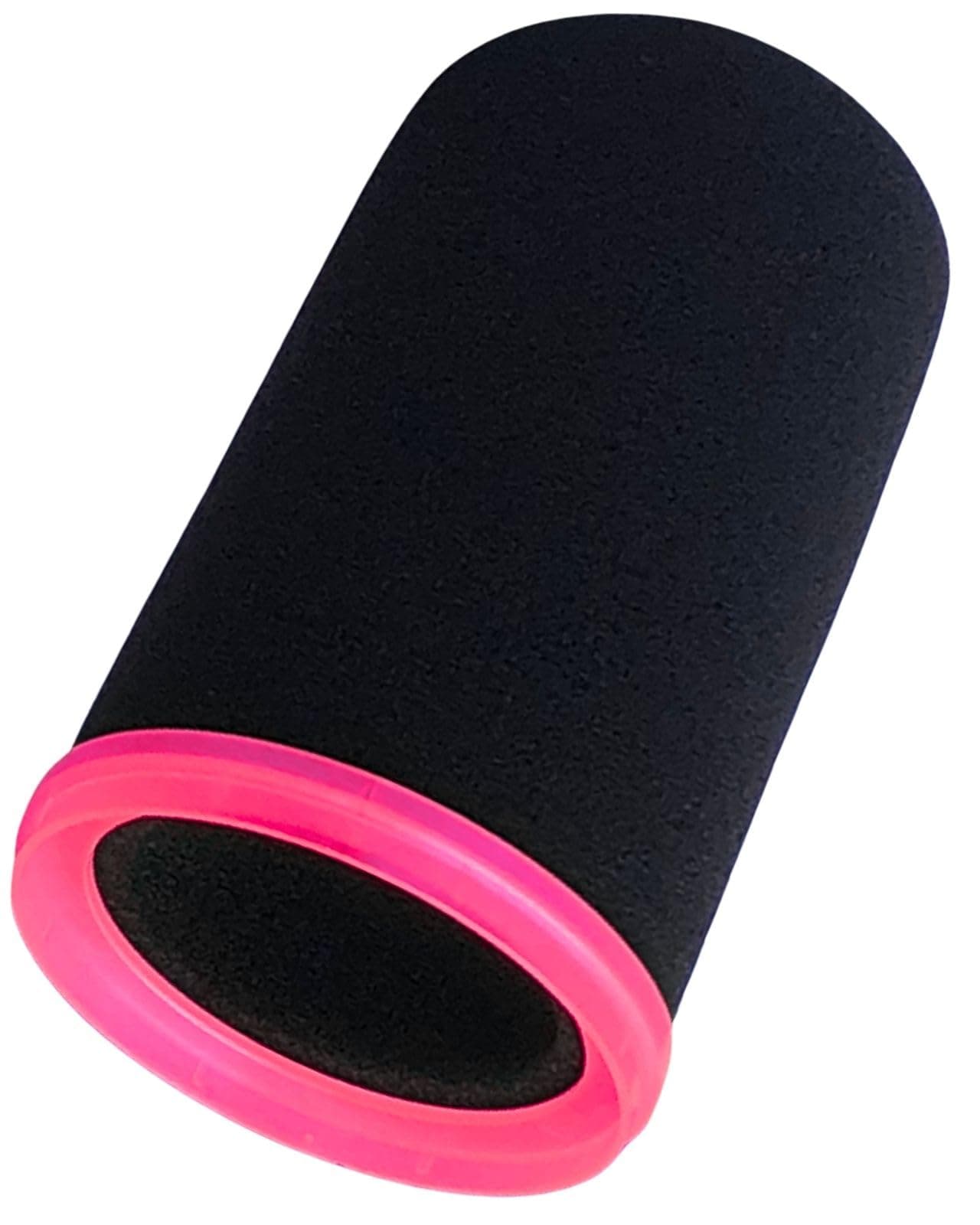 Custom Microphone Windscreen for Shure SM7B, SM7dB and MV7 Mic - POP Filter RK345B Replacement with Colored Retaining Ring (Pink)