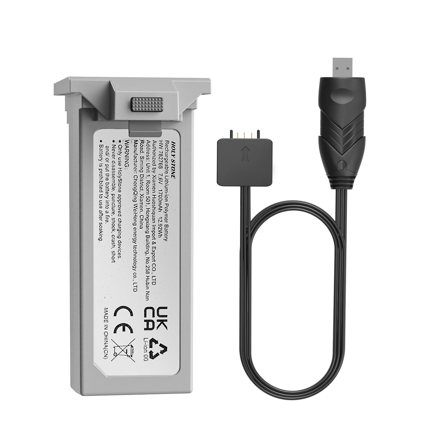Holy StoneIntelligent Modular Drone Battery for HS440G Drones with Camera for Adults 4K, GPS 4K Drone, Accessory HS440GGlobal Recycled StandardGlobal Recycled StandardGlobal Recycled Standard
