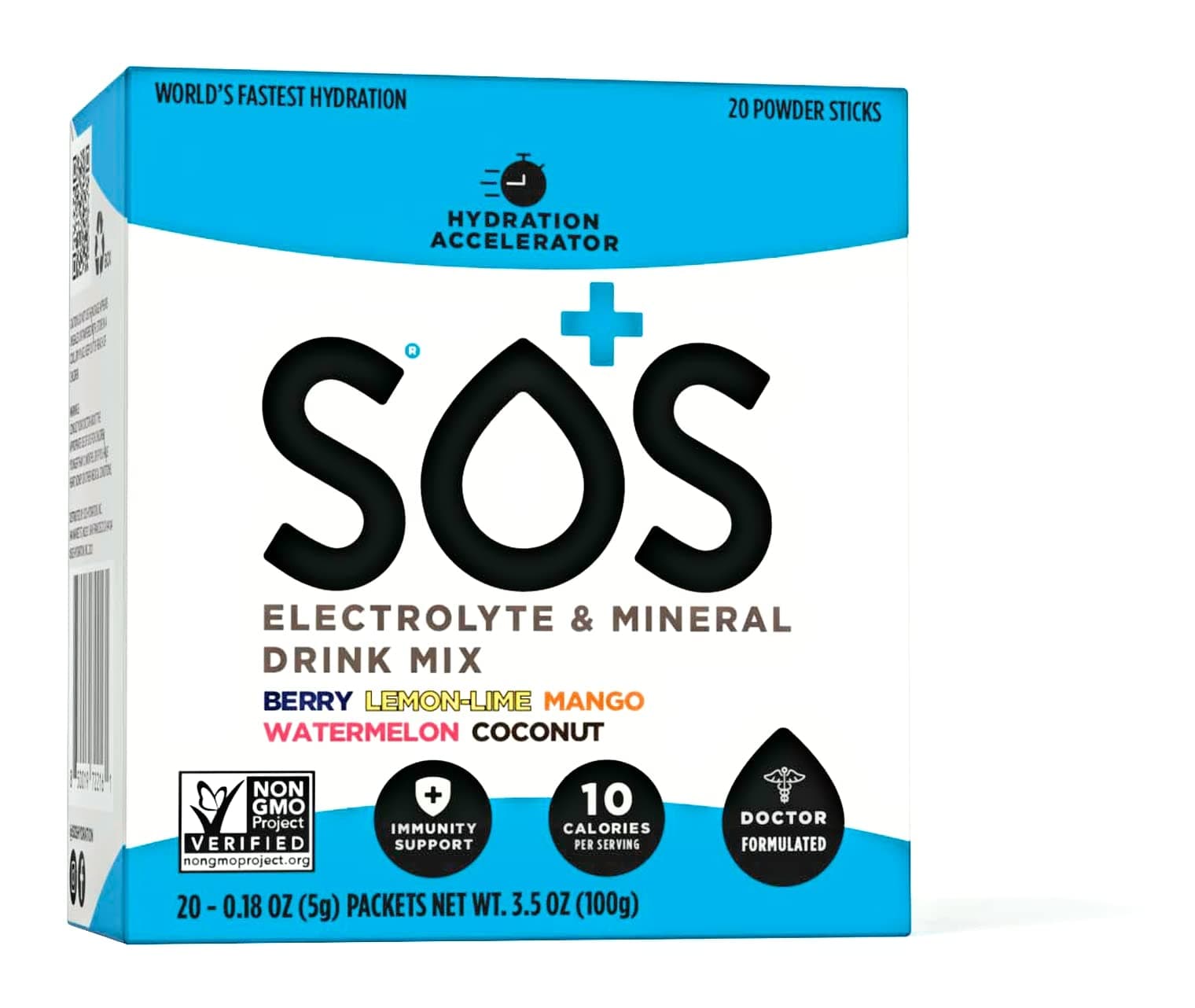 Electrolyte Replacement Powder Drink Mix Stick Variety Pack