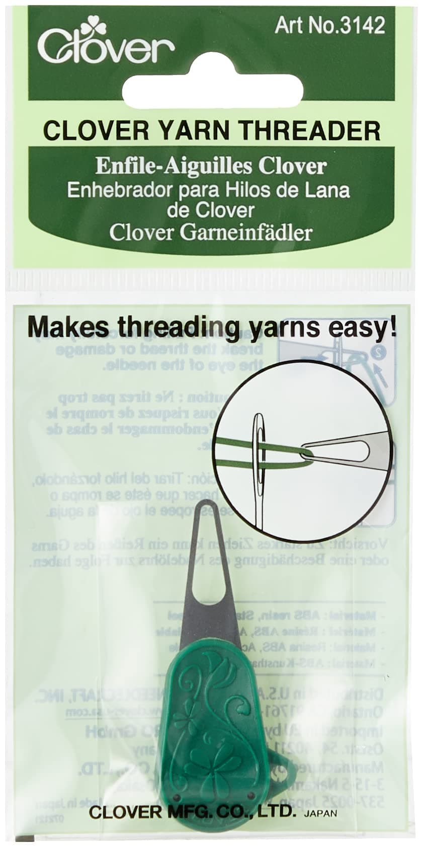 3142 Yarn Threader,Dark green