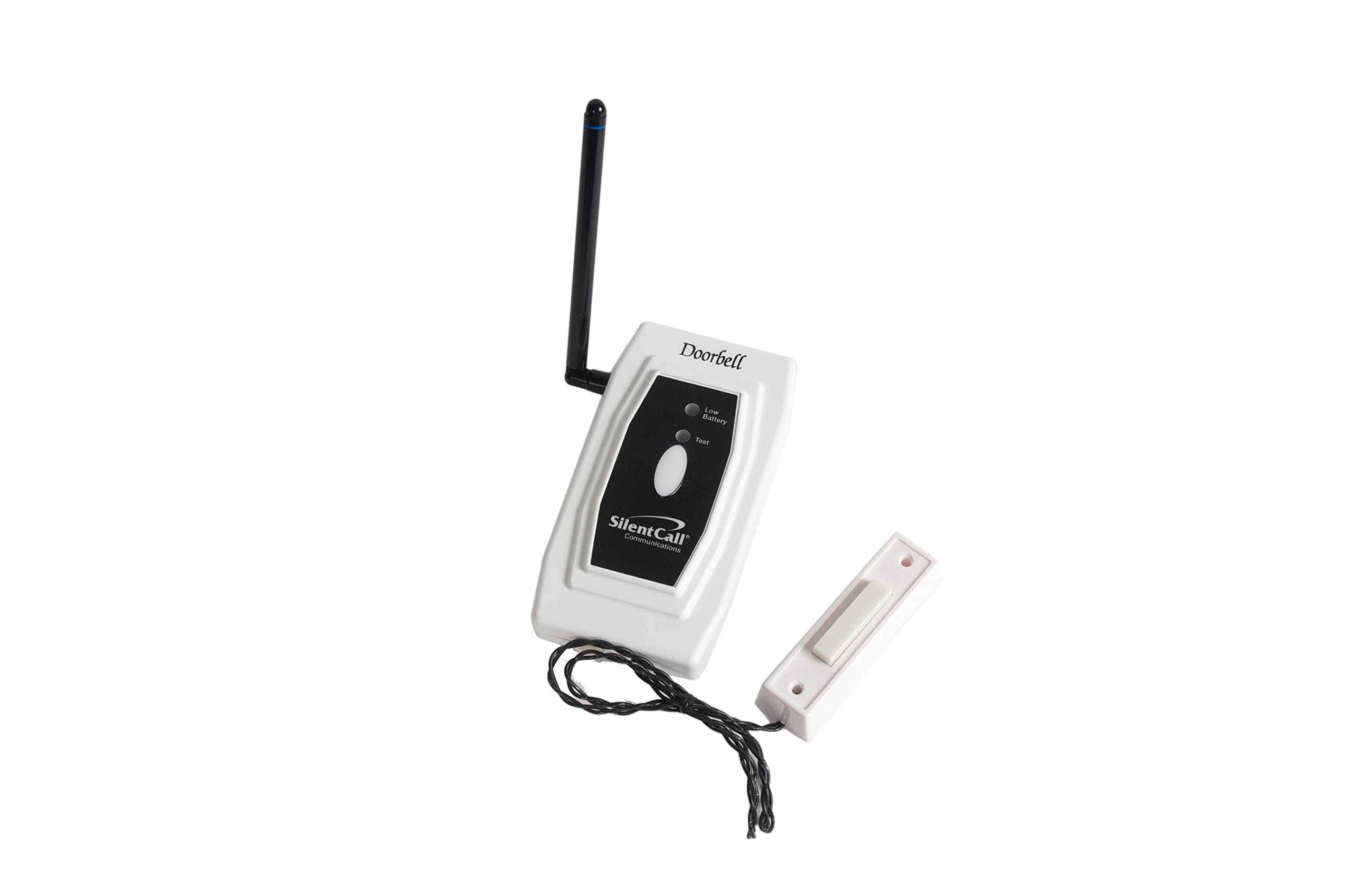 Silent Call Communications Medallion Series Doorbell Transmitter with Button (DB2-MC)