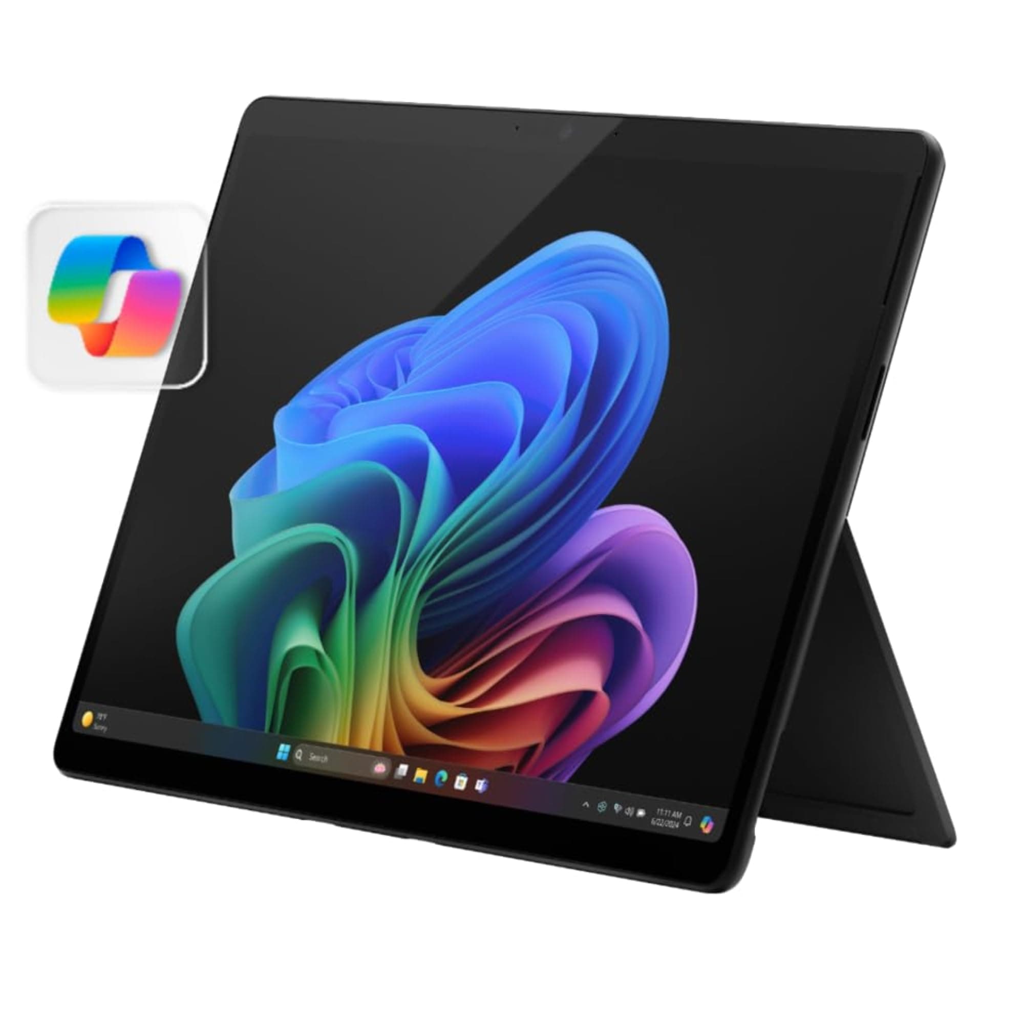 Surface Pro 2-in-1 Laptop/Tablet (2024), Windows 11 Copilot+ PC, 13" Touchscreen OLED Display, Snapdragon X Elite (12 Core), 16GB RAM, 1TB Storage, Black