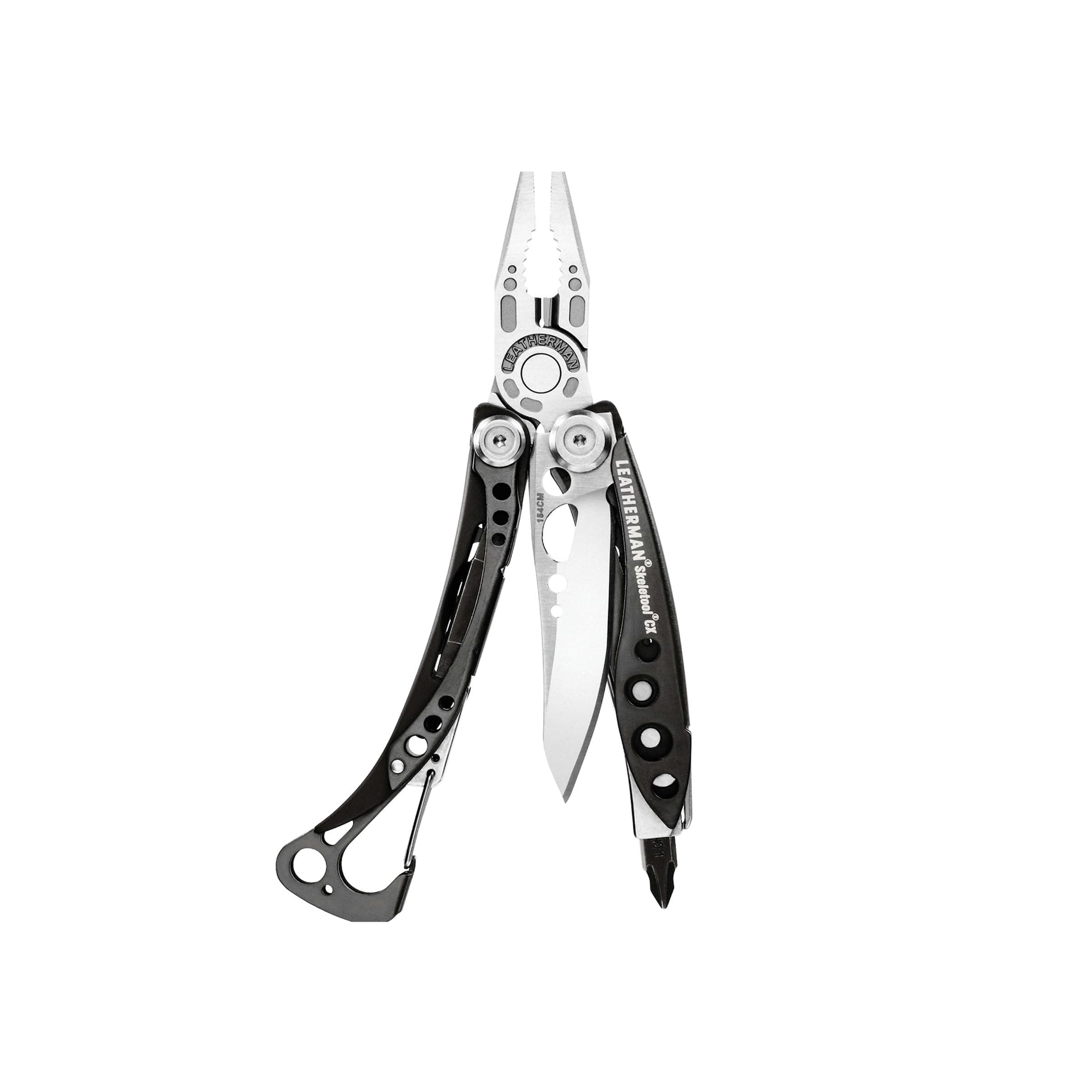 Skeletool CX, 7-in-1 Lightweight, Minimalist Multi-Tool for Everyday Carry (EDC), Home, Garden & Outdoors, Black & Silver