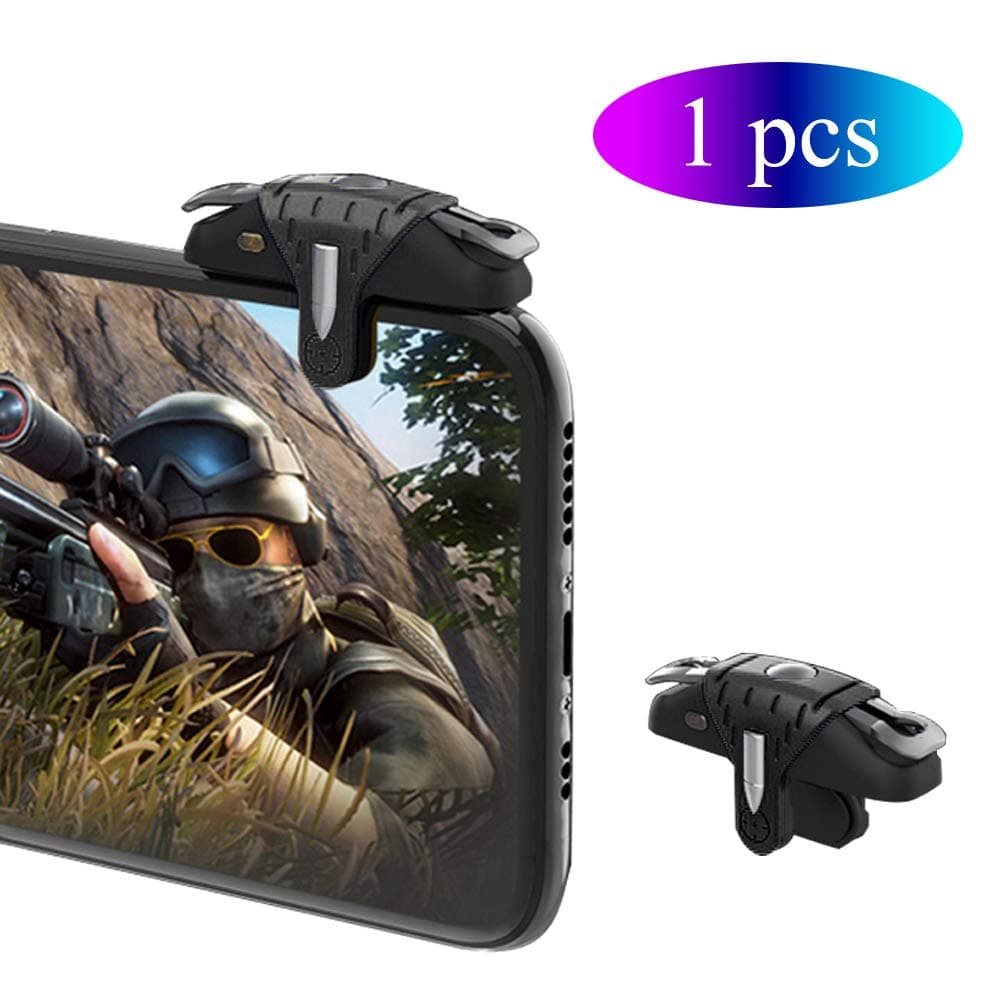 PUBG Mobile Controller, Auto High Frequency Click Mobile Game Controllers Trigger for PUBG/Fortnite/Rules of Survival Gaming Grip and Gaming Joysticks for Android iOS Phone