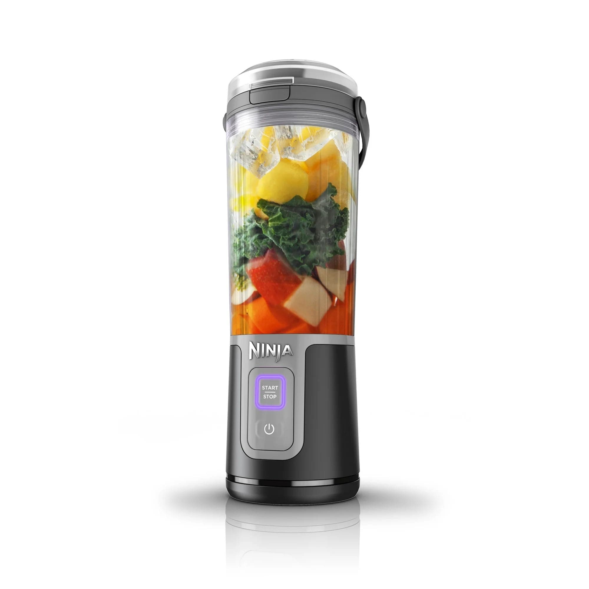 Ninja Blast 16 oz. Personal Portable Blender with Leak Proof Lid and Easy Sip Spout, Perfect for Smoothies, Cordless, USB-C Rechargeable, Dishwasher Safe Parts (Renewed) (Black)