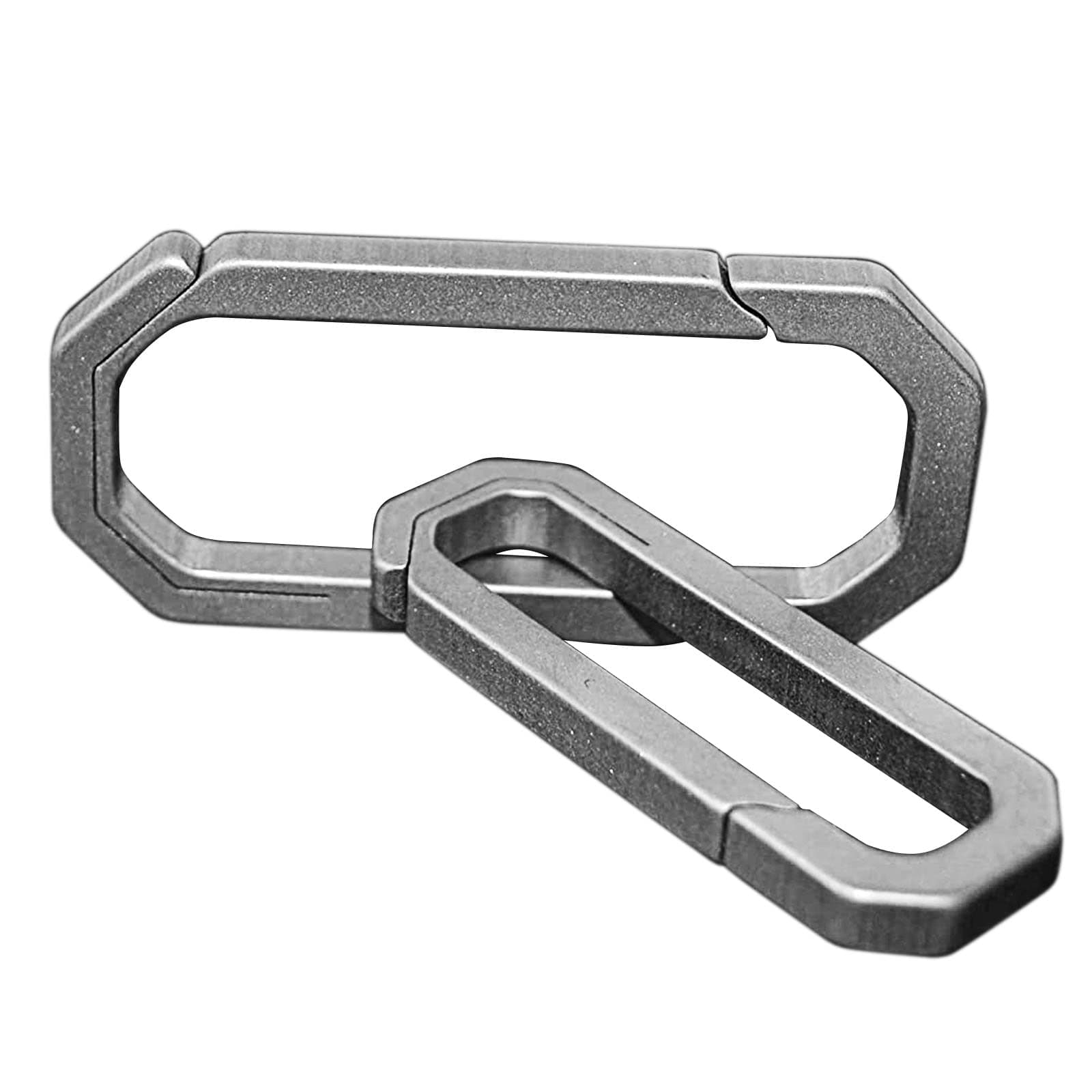 EDC Titanium Carabiner Clip Multifunctional Keychain Quick Release Key Holder Outdoor Tools