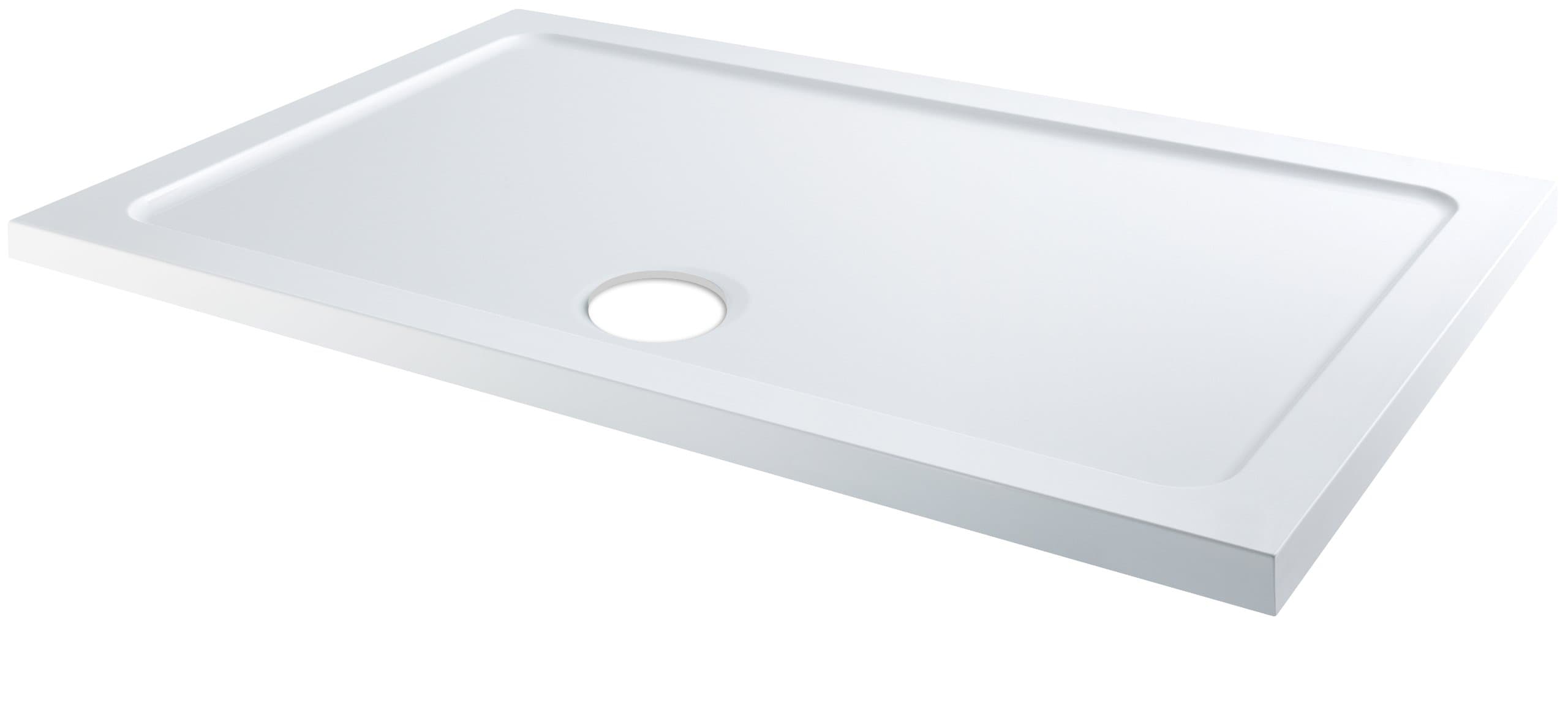 MX Group Rectangle Elements Low Profile Flat Top Shower Tray: 1600x900mm