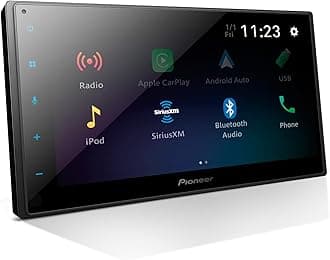 DMH-1600NEX 6.8" Double-Din Digital Multimedia Receiver - Built in Bluetooth, Wired Apple CarPlay and Android Auto, Touchscreen, Rear Camera Input