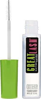 Great Lash Clear Mascara, Conditioning Formula for Lashes and Eyebrows for a Natural Eye Makeup Look, 1 Count