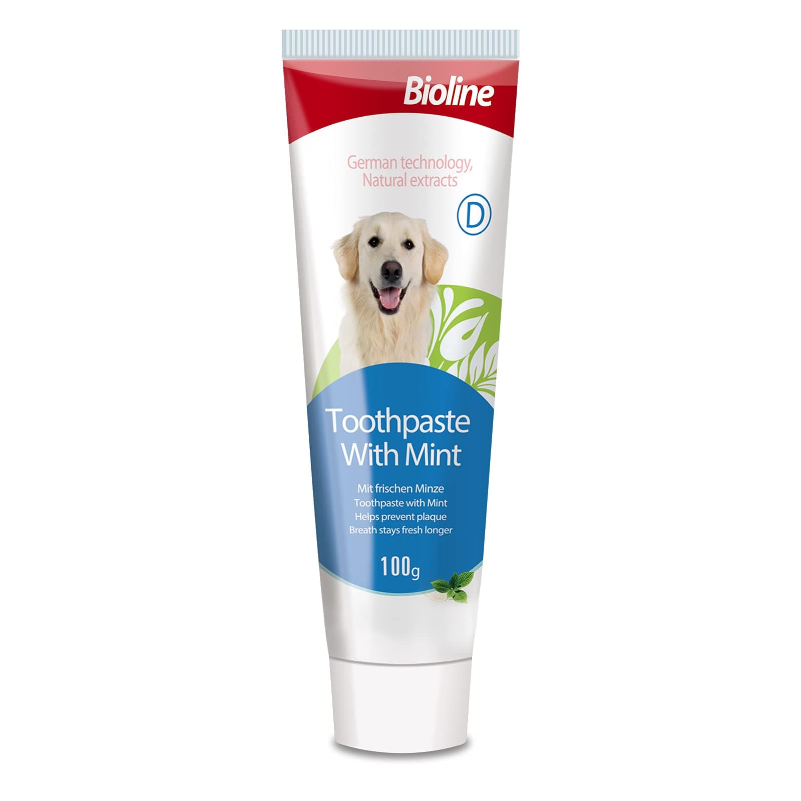 Dog Toothpaste Teeth Cleaning Plaque and Tartar Control Toothpaste for Dogs Eliminates Bad Breath Mint Flavor