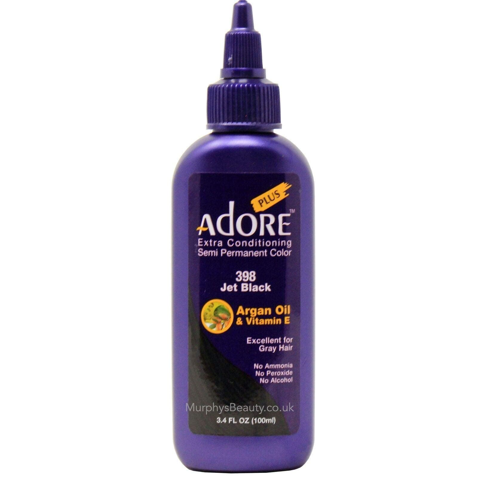 Adore Plus #398 JET BLACK 3.4 FL OZ