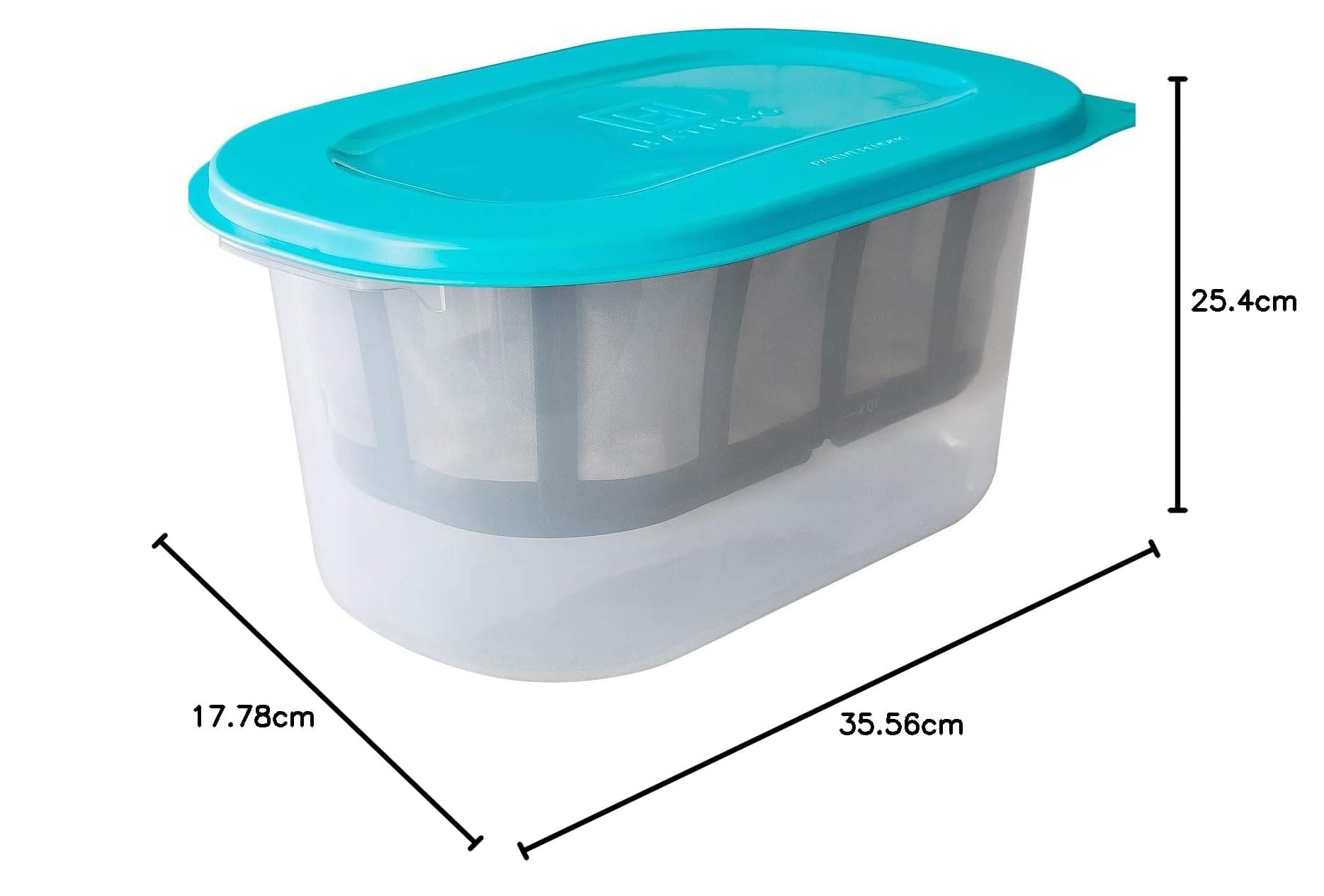 Hatrigo 1-Gallon Greek Yogurt Maker with Extra Fine Mesh BPA-Free Large Stainless Steel Strainer, Makes Thick Creamy Greek Yogurt (14 x 10 x 7 in)