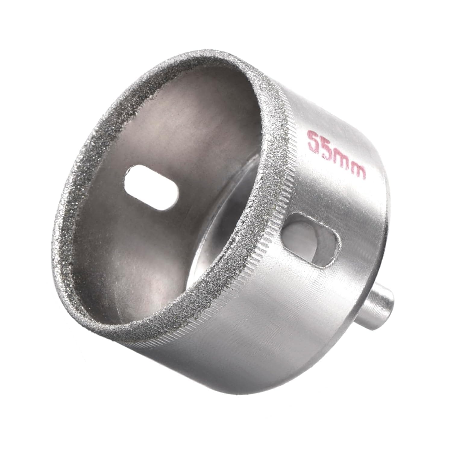 Diamond Hole Saws Drill Bits, 55mm / 2-3/16" Drilling Diameter, Nickel Plated Carbon Steel Drill Bit - (Applications: for Glass Ceramic Tiles Marble Stone)