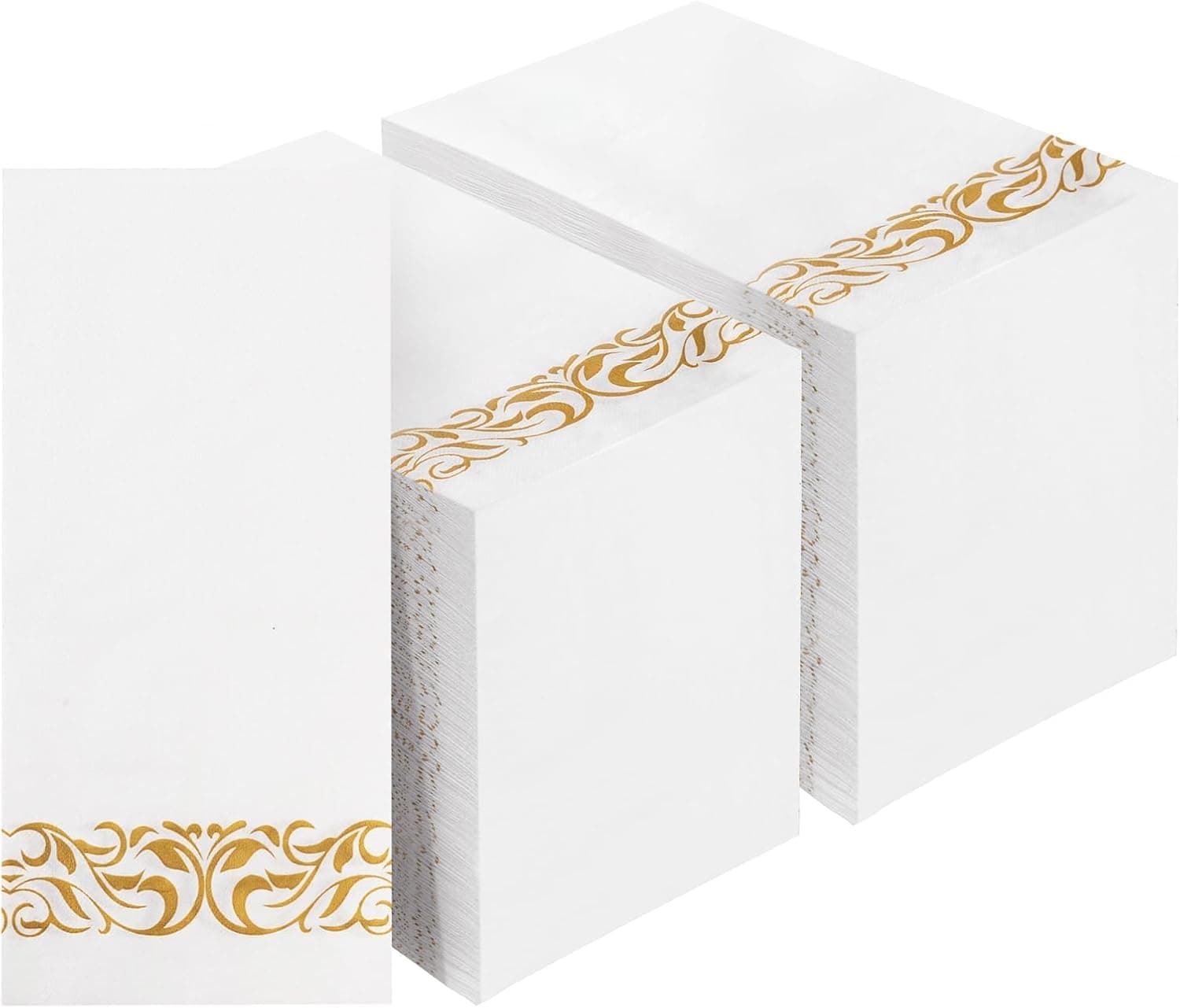 Gold Disposable Paper Napkins