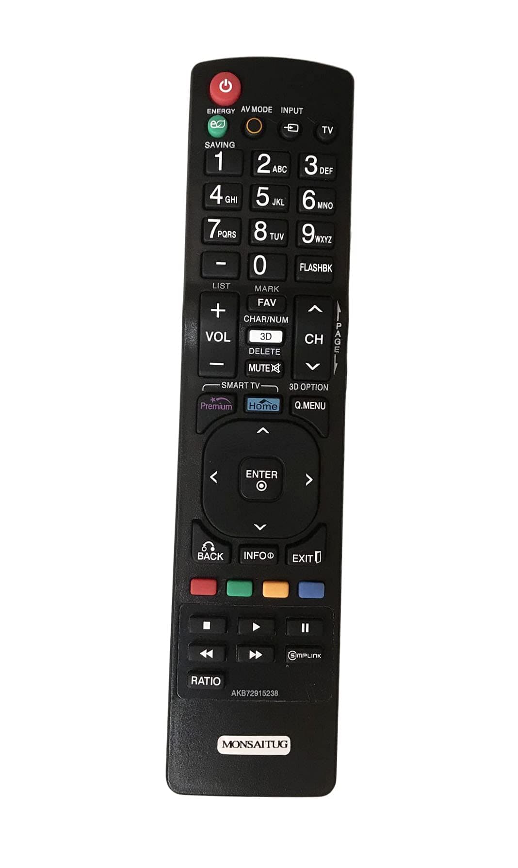 Universal for LG Smart TV Remote Replacement Remote Control for LG Zenith TV 42LW5700 42LV5400 Z50PJ240 Z42PJ250 Z42PJ240 Z50PJ250 Z50PV220 Z60PV220 50PZ750 55LV3700 60PZ750