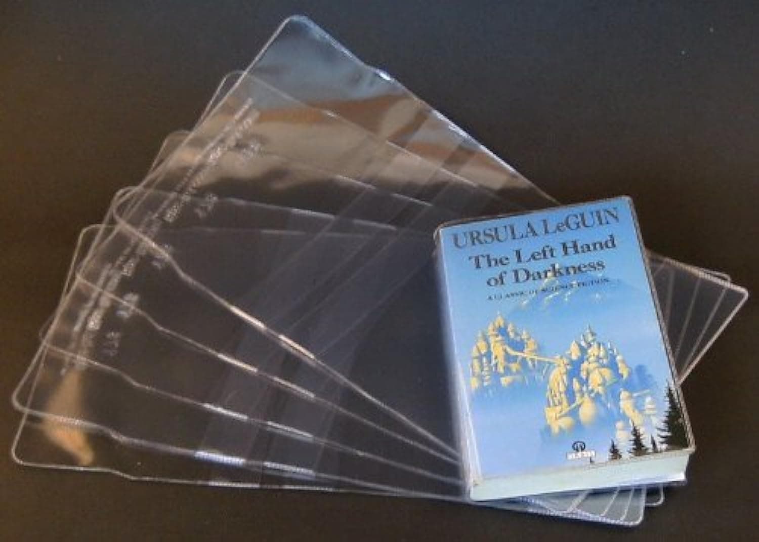 10X Clear Plastic Paperback Book Covers 200MM