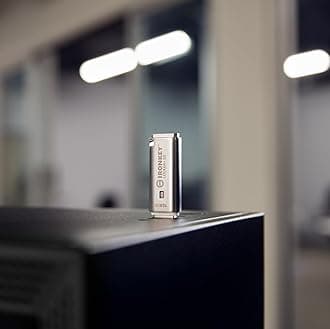 Ironkey Locker+ 50 128GB Encrypted USB Flash Drive | USB 3.2 Gen 1 | XTS-AES Protection | Multi-Password Security Options | Automatic Cloud Backup | Metal Casing | IKLP50/128GB