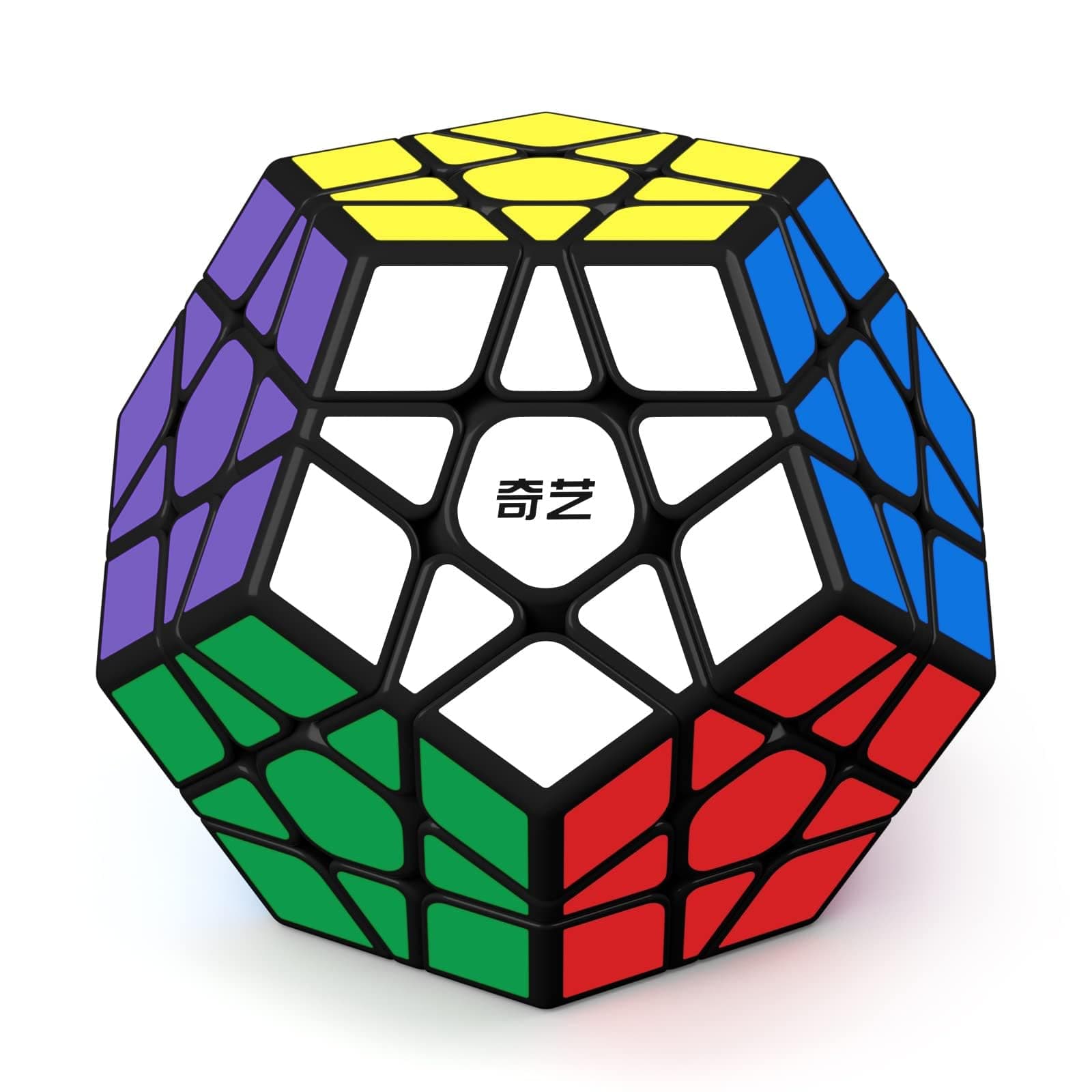 ROXENDA Dodecahedron Cube, Professional Pentagonal Speed Cube (Black)
