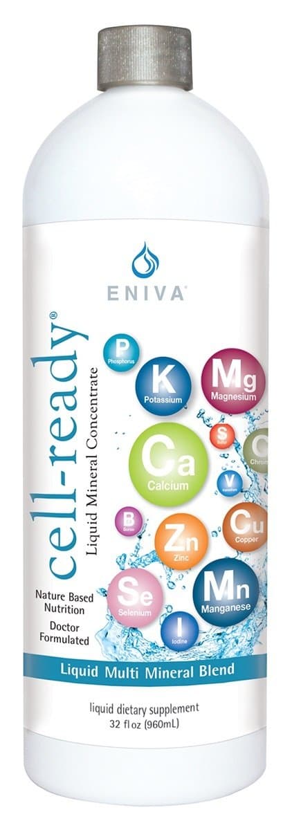 Liquid Ionic Multi Mineral Supplement (32oz) Doctor Formulated. - Unflavored - Zero Calories. Zero Sugar. Keto Friendly. by Eniva Health.