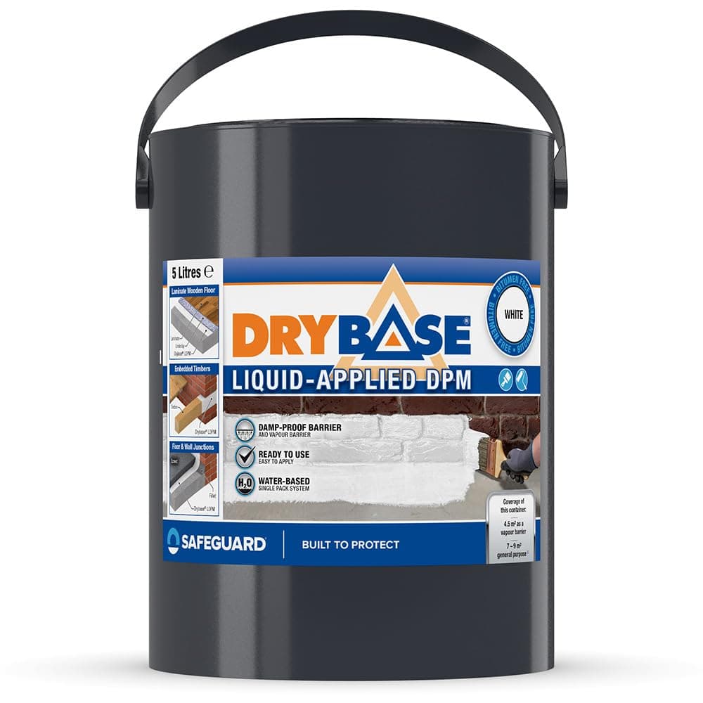 Liquid Applied DPM 5 litre - Damp Proof and Gas Proof Barrier- White