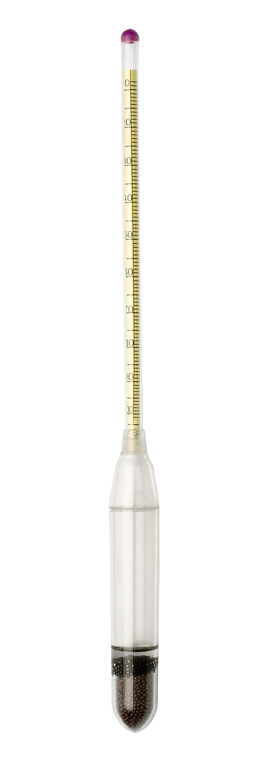H-B Instrument B61800-0000 Plain-form Polycarbonate Hydrometer, 1.000-1.180 Sg/0.002 Div