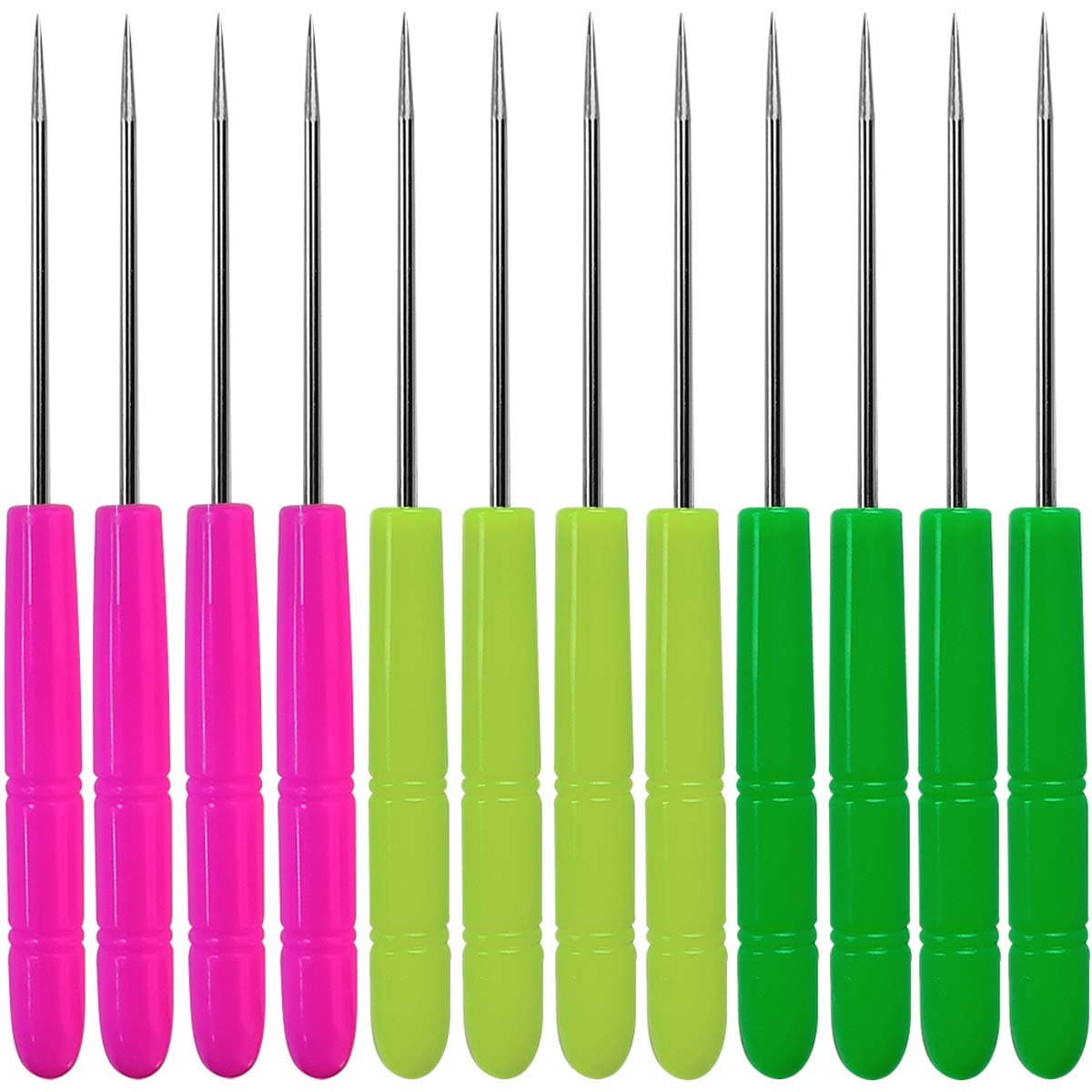 12 Pcs Sugar Stir Needle Scriber Needle Biscuit Icing Pin DIY Baking Pin Stainless Steel Pin Icing Sugarcraft Cake Decorating Needle Tool