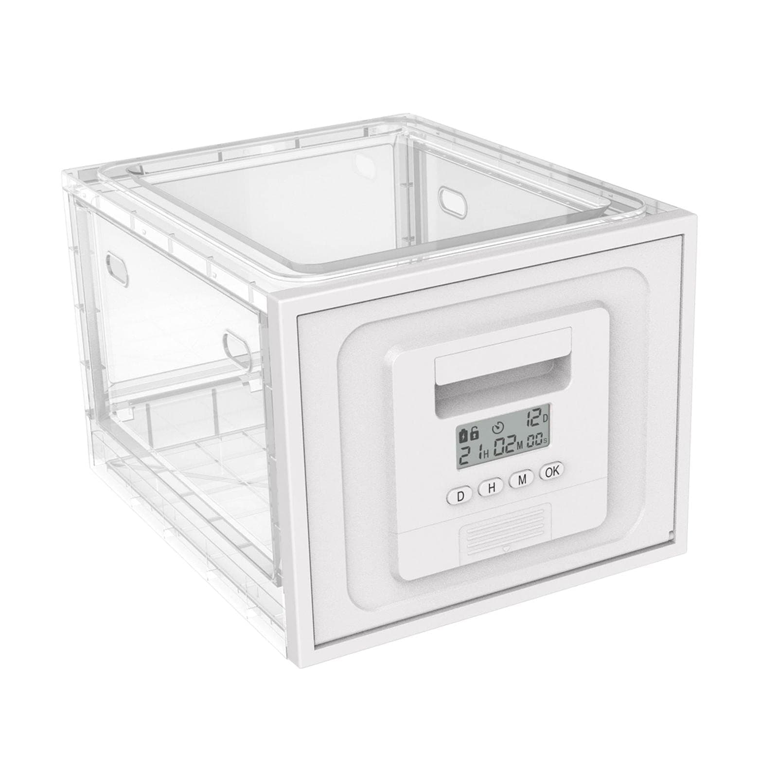 perfk Timer Lock Box Resistance Tempting Items Phone Lock Box with Timer Time Locking Container for Home