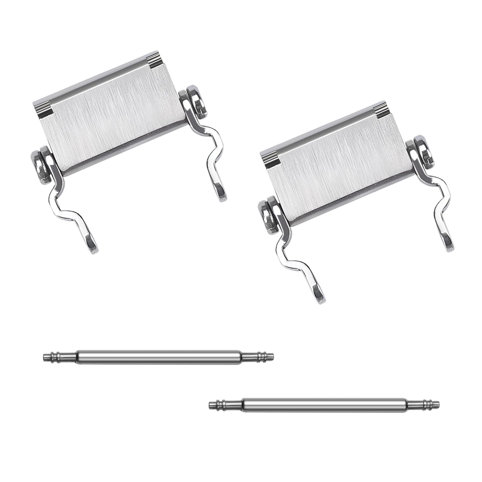 OzzagarWatch Adapter Compatible with LEATHERMAN TREAD Multitool Bracelet Compatible with 22 mm Lug Width Watch, Made of Precision Machined Stainless Steel (22mm, Silver)