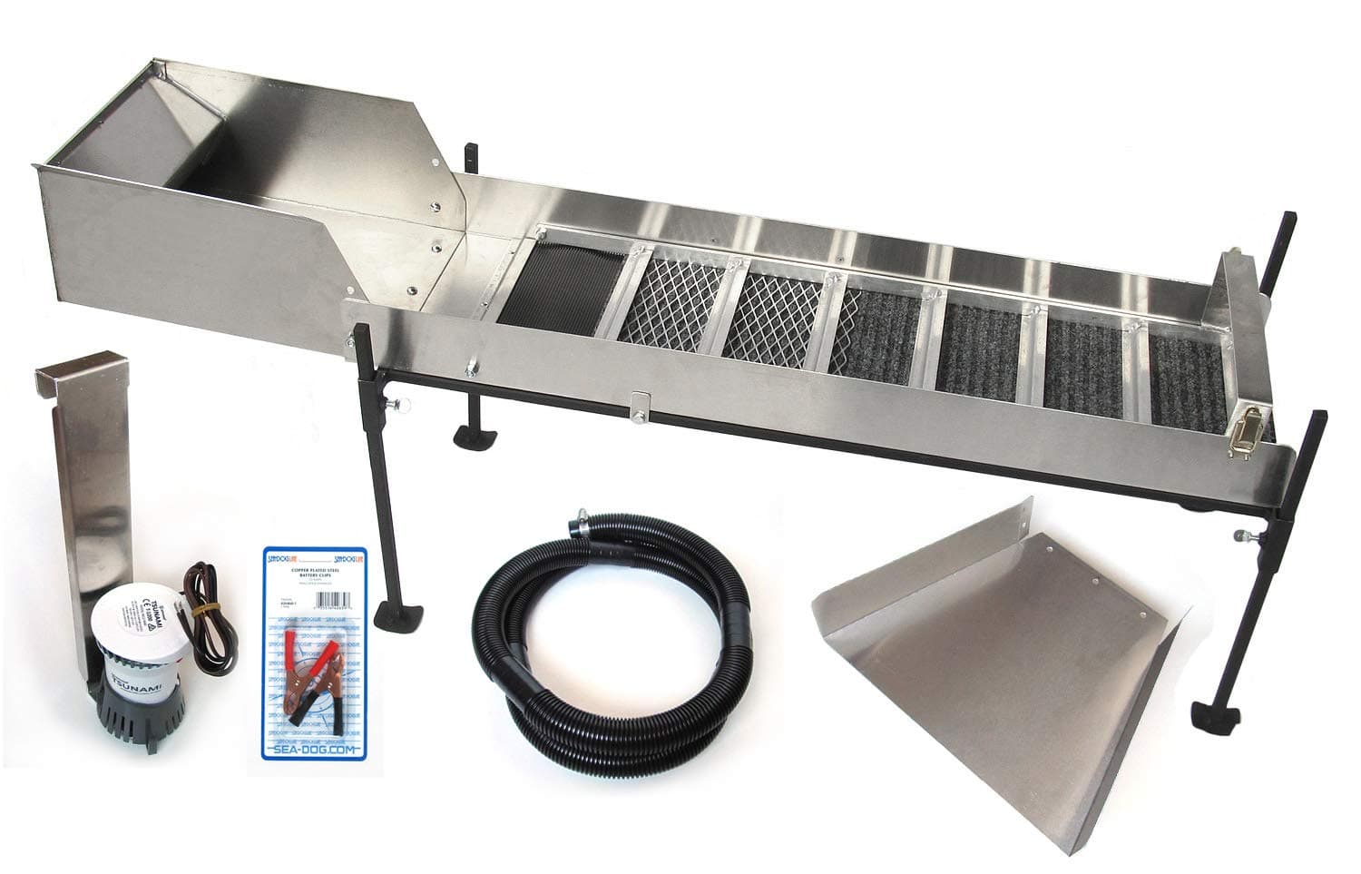 10 Mini Power Sluice & Set Up Kit - Gold Mining Equipment by Mini Power Sluice & Set Up Kit