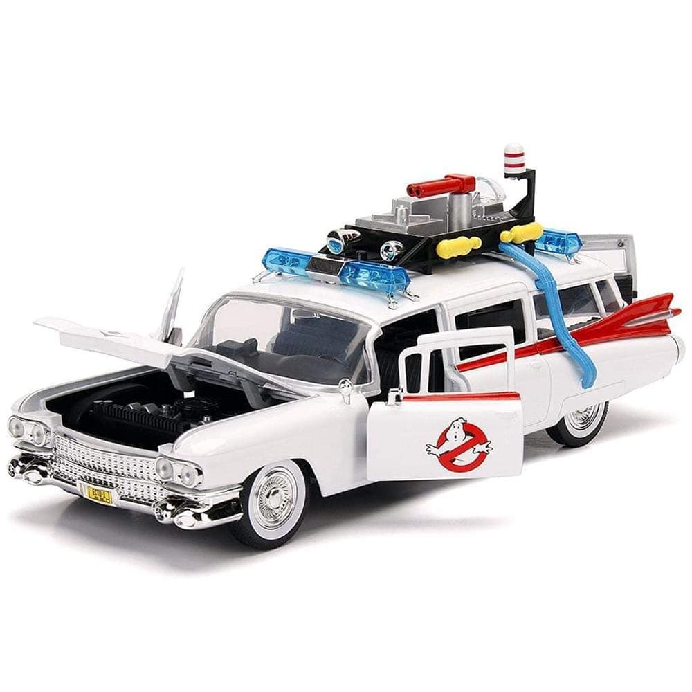 Jada JA99731 Ghostbusters Hollywood Rides 1:24 ECTO-1, Multi-Colored, One Size