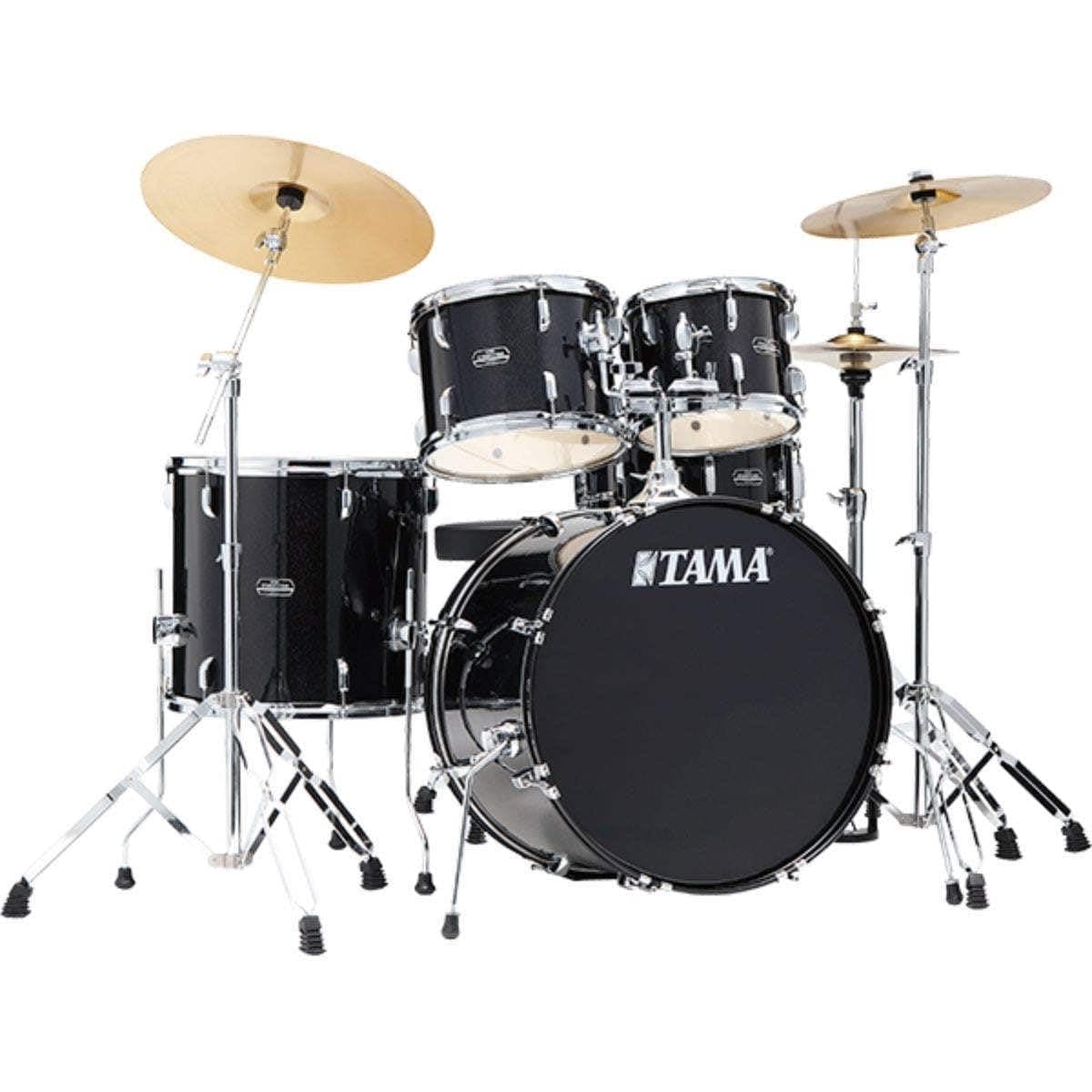 Tama Stagestar 5-piece Complete Drum Set - Black Night Sparkle