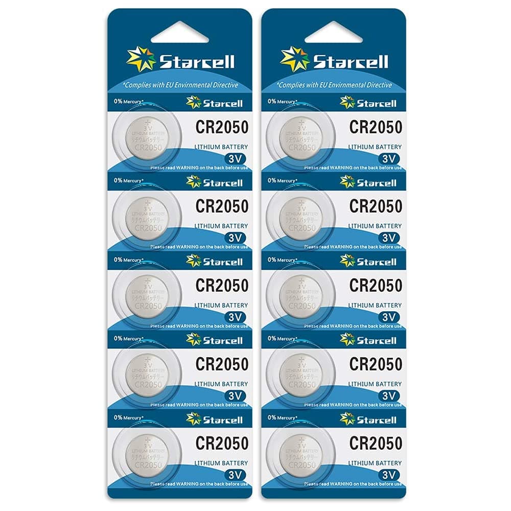 10 x CR2050 3 V Lithium Button Cell