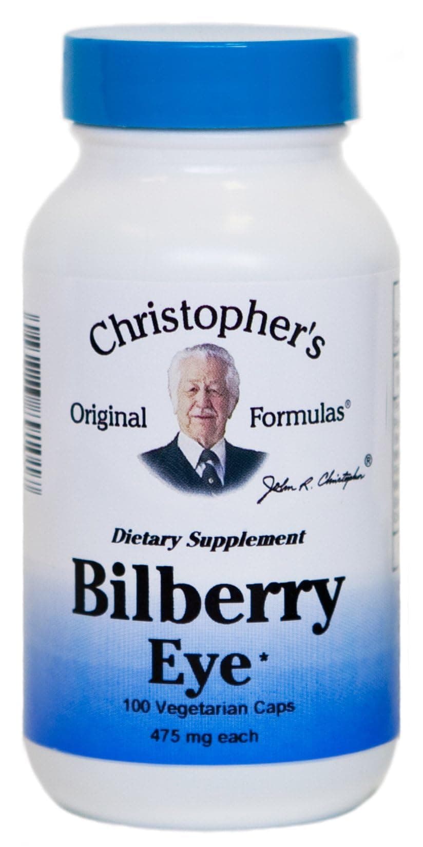 Christopher's Original Formulas Bilberry Eye – 435 mg, 100 Vegetarian Capsules – Herbal Blend to Support Eye Health & Antioxidant Intake