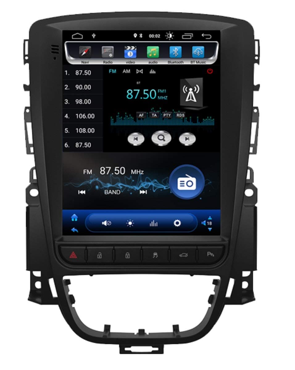 KasAndroid AUTORADIO Android 9.0,compatible OPEL ASTRA J/VAUXHALL HOLDEN Tesla Style Vertical Screen 9,7" Octa Core,WiFi navi navigator 4GB RAM, 64GB ROM SIM 4G/ GPS Car USB 2010 2011 2013 2013