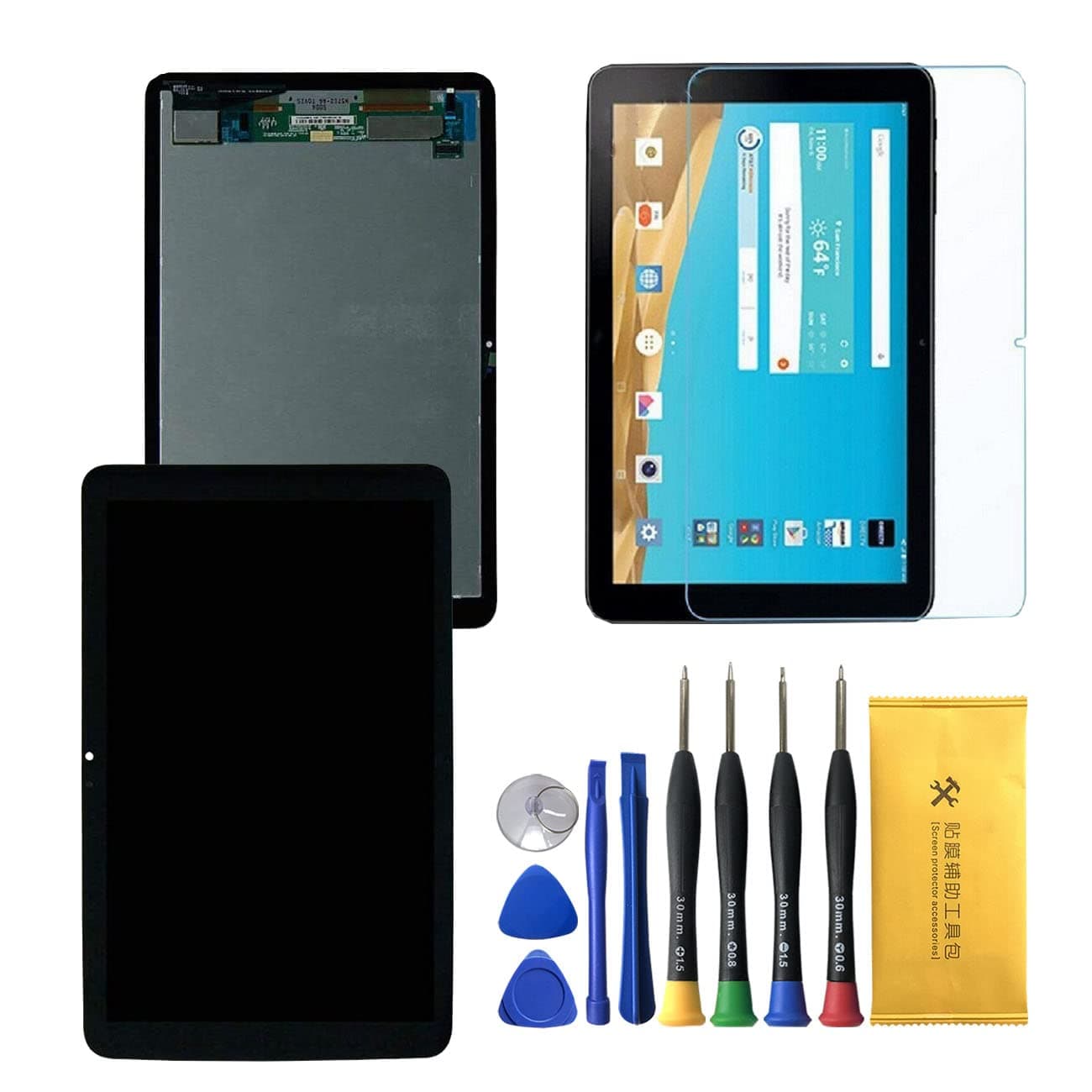 AOHCKAYLCD Screen Display Assembly Touch Digitizer Replacement for LG G Pad V930 V940 LCD Screen Replacement 10.1 Inch Black