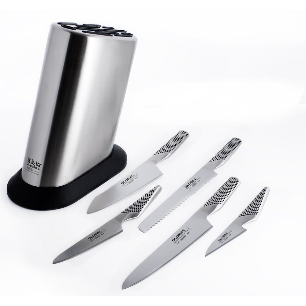 Global 6pcs Knife Block Set