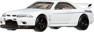 Hot Wheels Car Culture Modern Classics Nissan Skyline GT-R (BCNR33) Toy Vehicle Mini Car, Ages 3 and Up, White HRV99