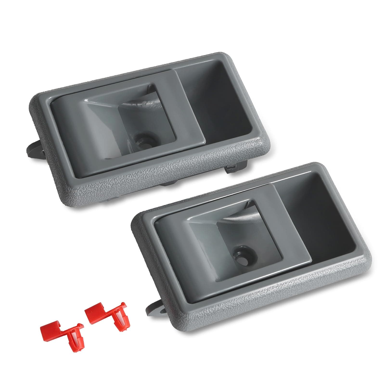 faersi 2Pcs Inside Interior Door Handle Front Rear Driver & Passenger Side for Toyota 1989-1995 4Runner, 1988-1993 Corolla, 1989-1995 Pickup, 1995-2000 Tacoma, 1987-1990 Tercel | 1989-1992 Geo Prizm